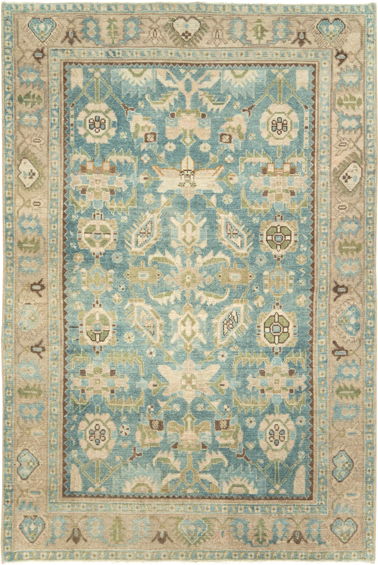Vintage Persian Malayer Rug, No.28864 - Staging