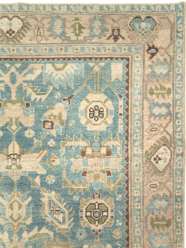 Vintage Persian Malayer Rug, No.28864 - Staging