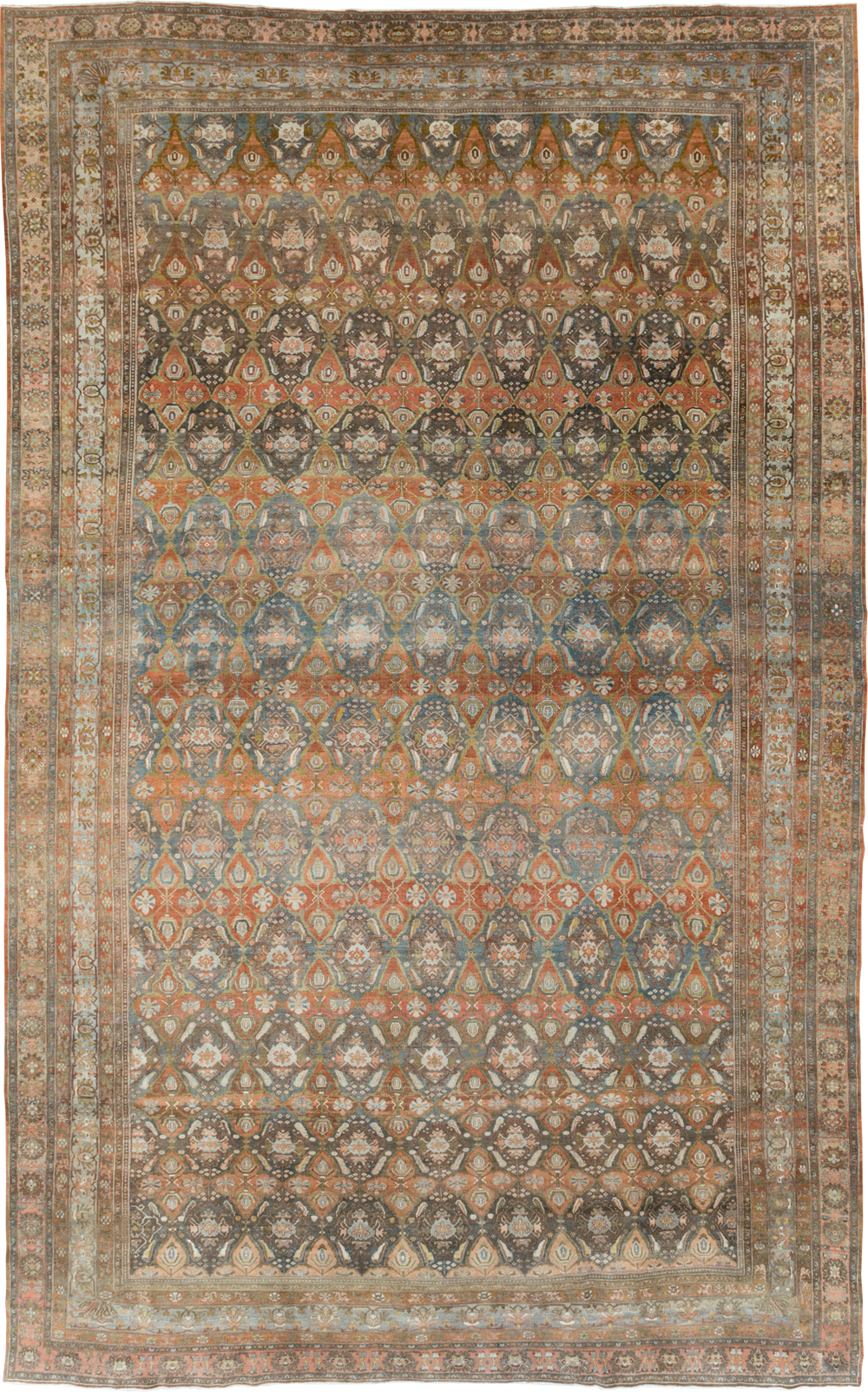 Antique Persian Bidjar Carpet, No.28870 - Staging