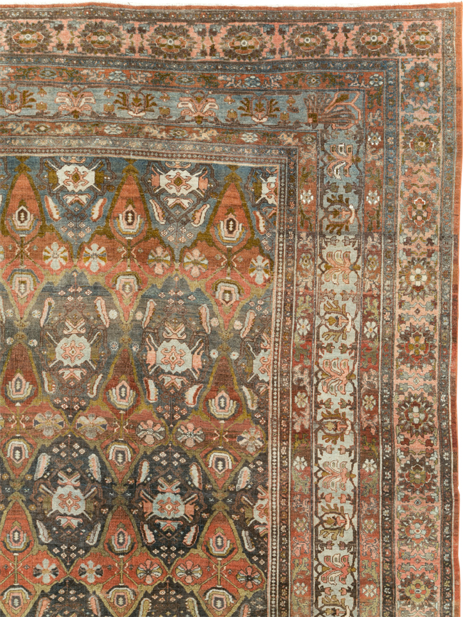 Antique Persian Bidjar Carpet, No.28870 - Staging