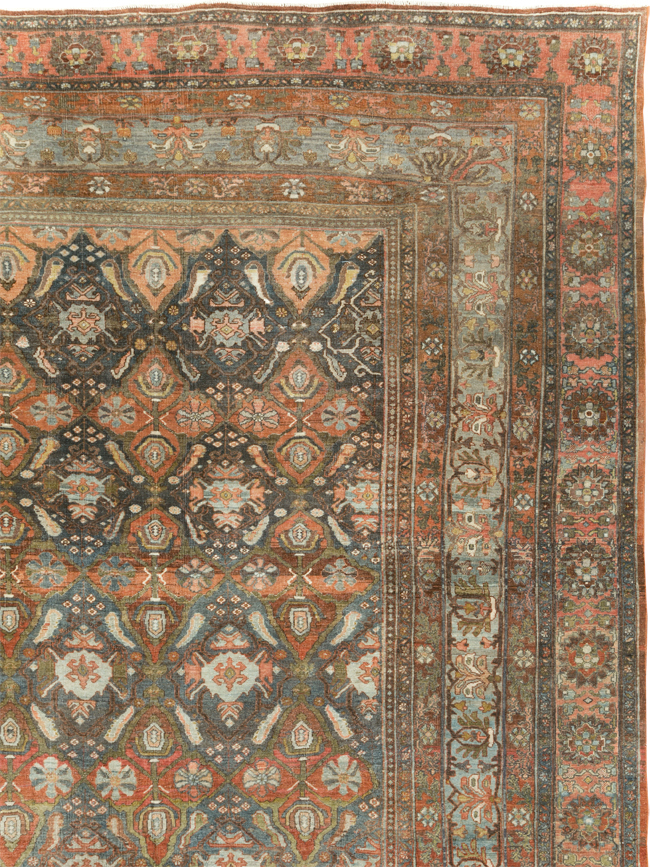 Antique Persian Bidjar Carpet, No.28870 - Staging