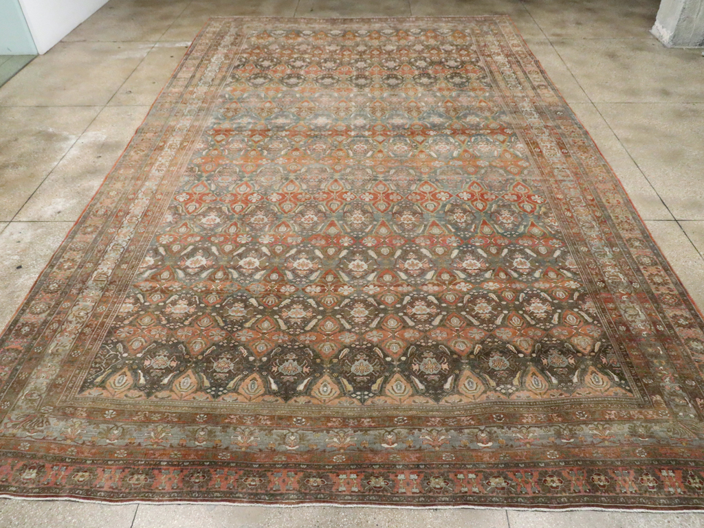 Antique Persian Bidjar Carpet, No.28870 - Staging