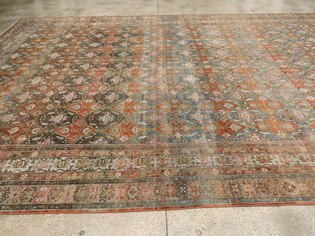Antique Persian Bidjar Carpet, No.28870 - Staging