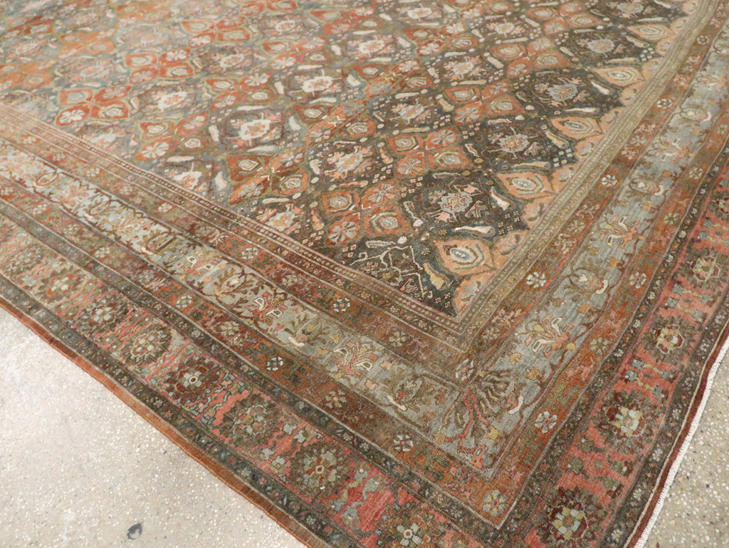 Antique Persian Bidjar Carpet, No.28870 - Staging