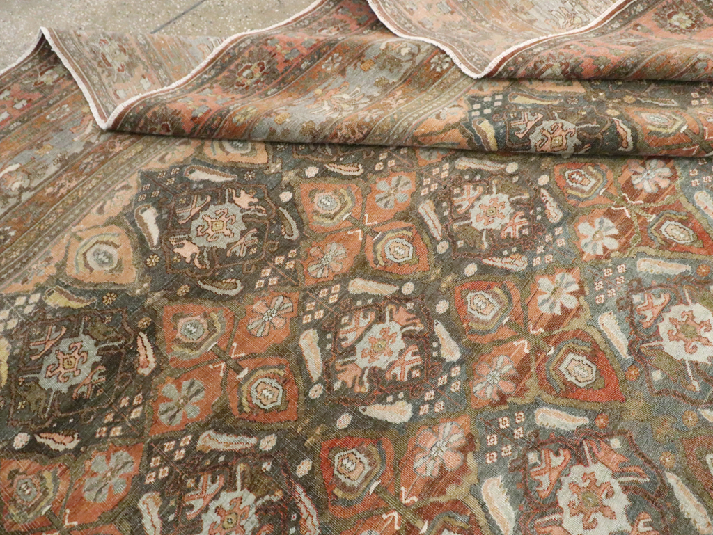 Antique Persian Bidjar Carpet, No.28870 - Staging