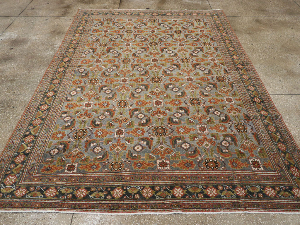 Antique Persian Malayer Small Room Size Carpet, No.28871 - Staging