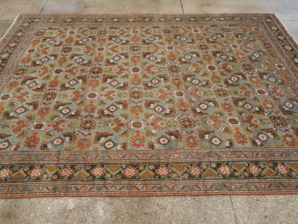 Antique Persian Malayer Small Room Size Carpet, No.28871 - Staging