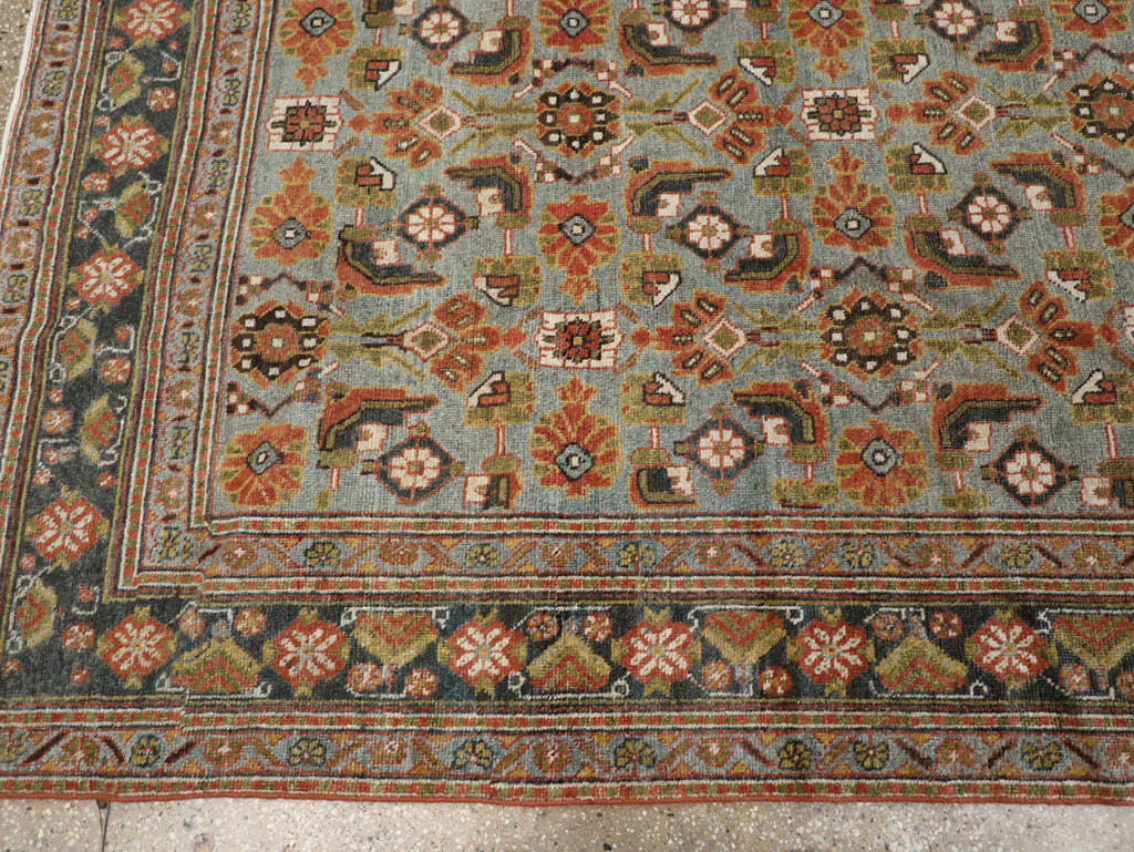 Antique Persian Malayer Small Room Size Carpet, No.28871 - Staging