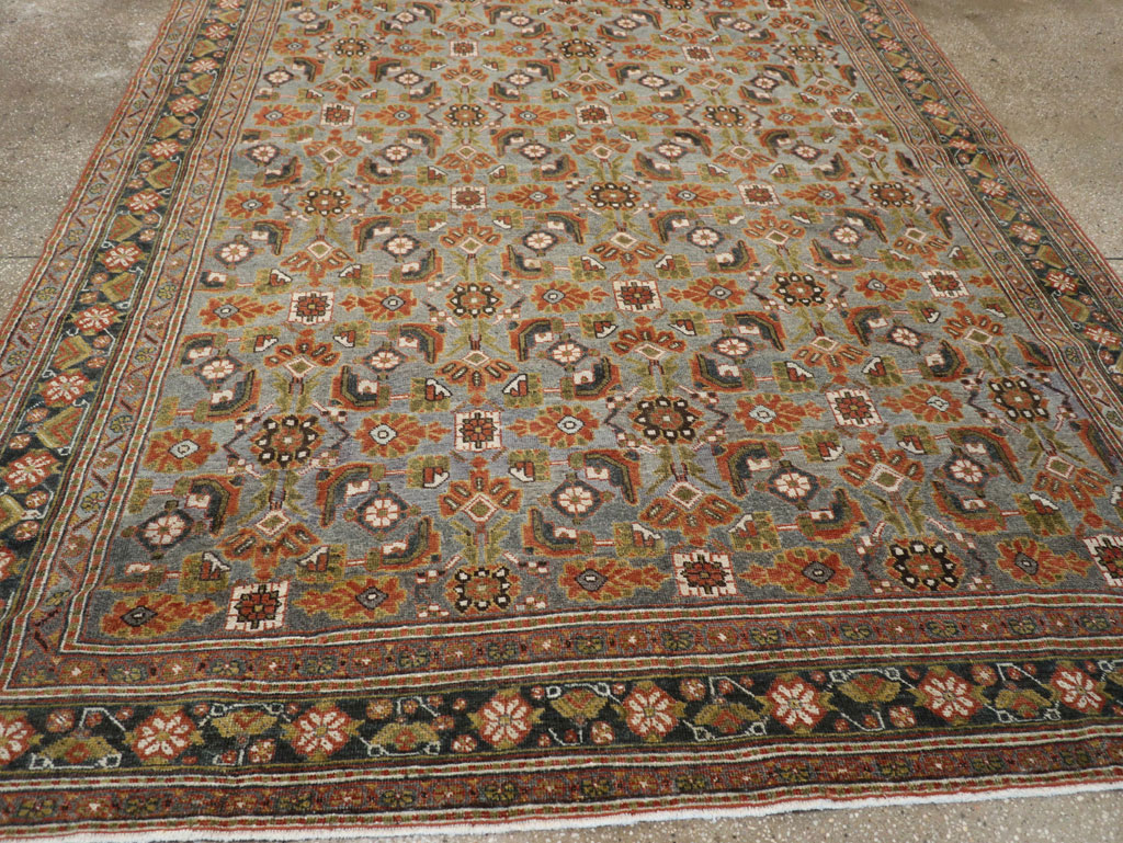 Antique Persian Malayer Small Room Size Carpet, No.28871 - Staging