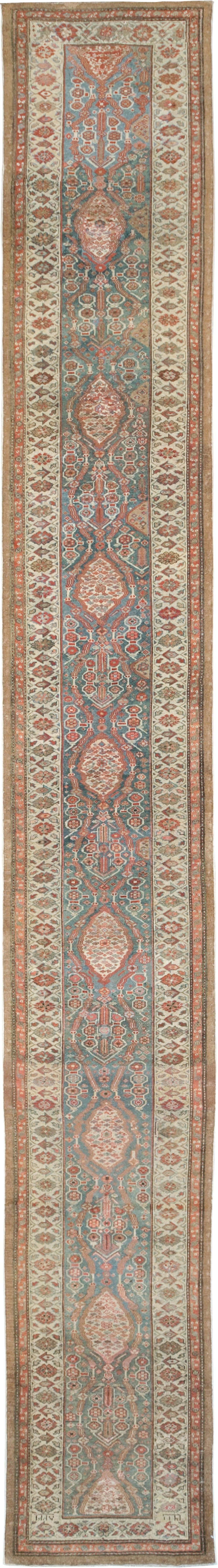 Antique Persian Serab Long Runner, No.28878 - Staging