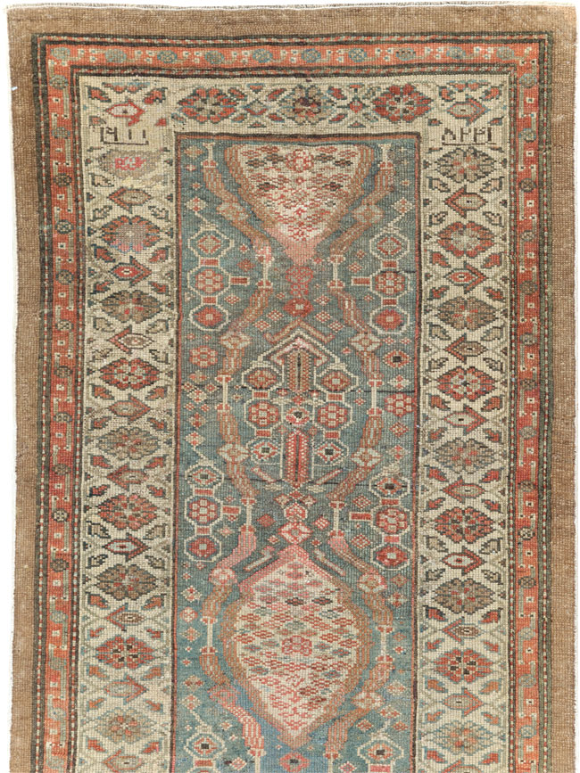 Antique Persian Serab Long Runner, No.28878 - Staging
