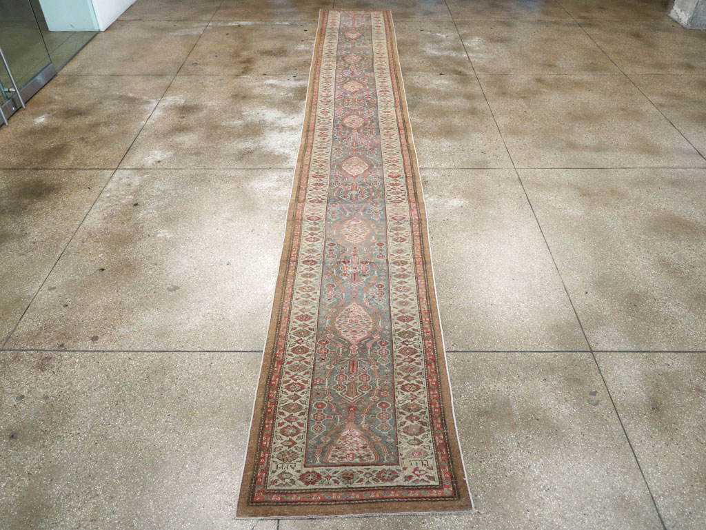 Antique Persian Serab Long Runner, No.28878 - Staging