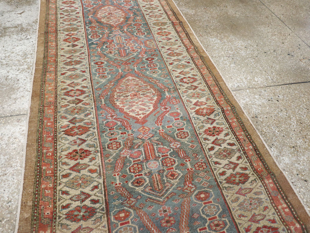 Antique Persian Serab Long Runner, No.28878 - Staging
