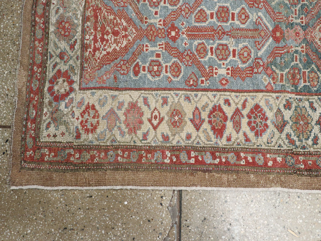 Antique Persian Serab Long Runner, No.28878 - Staging