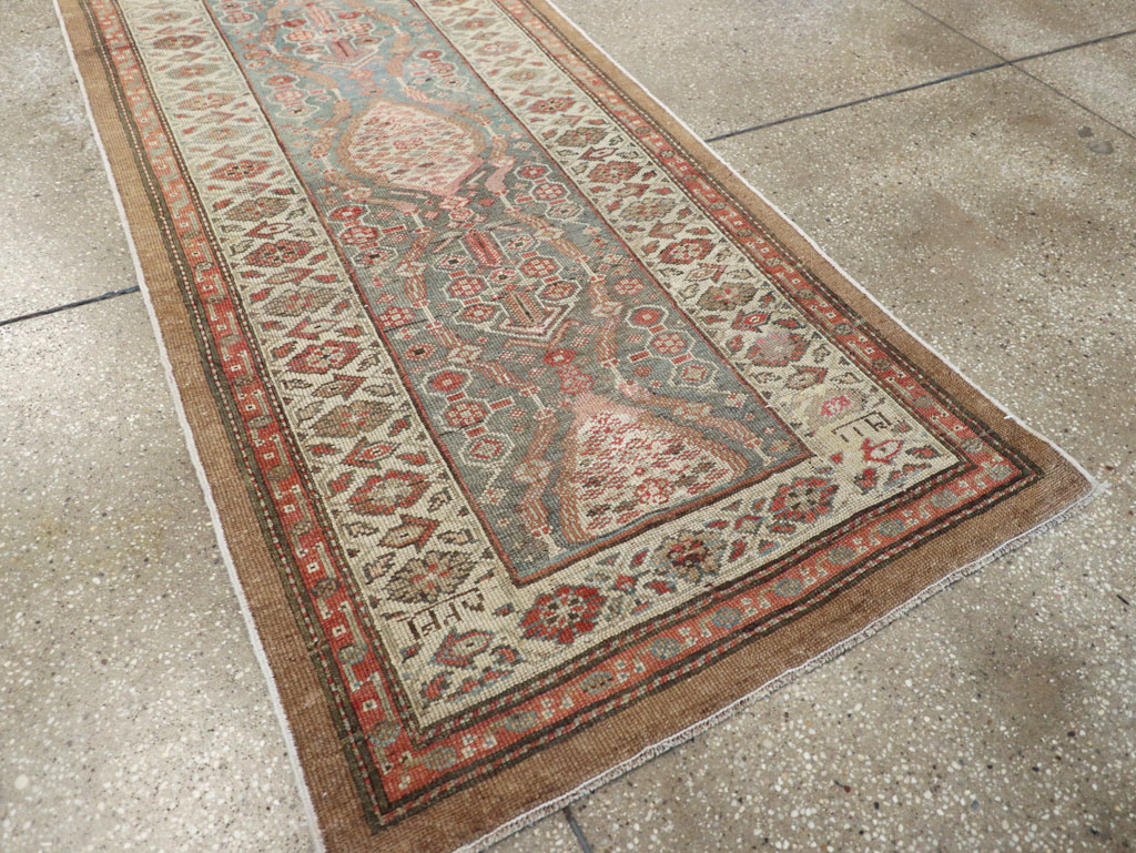 Antique Persian Serab Long Runner, No.28878 - Staging