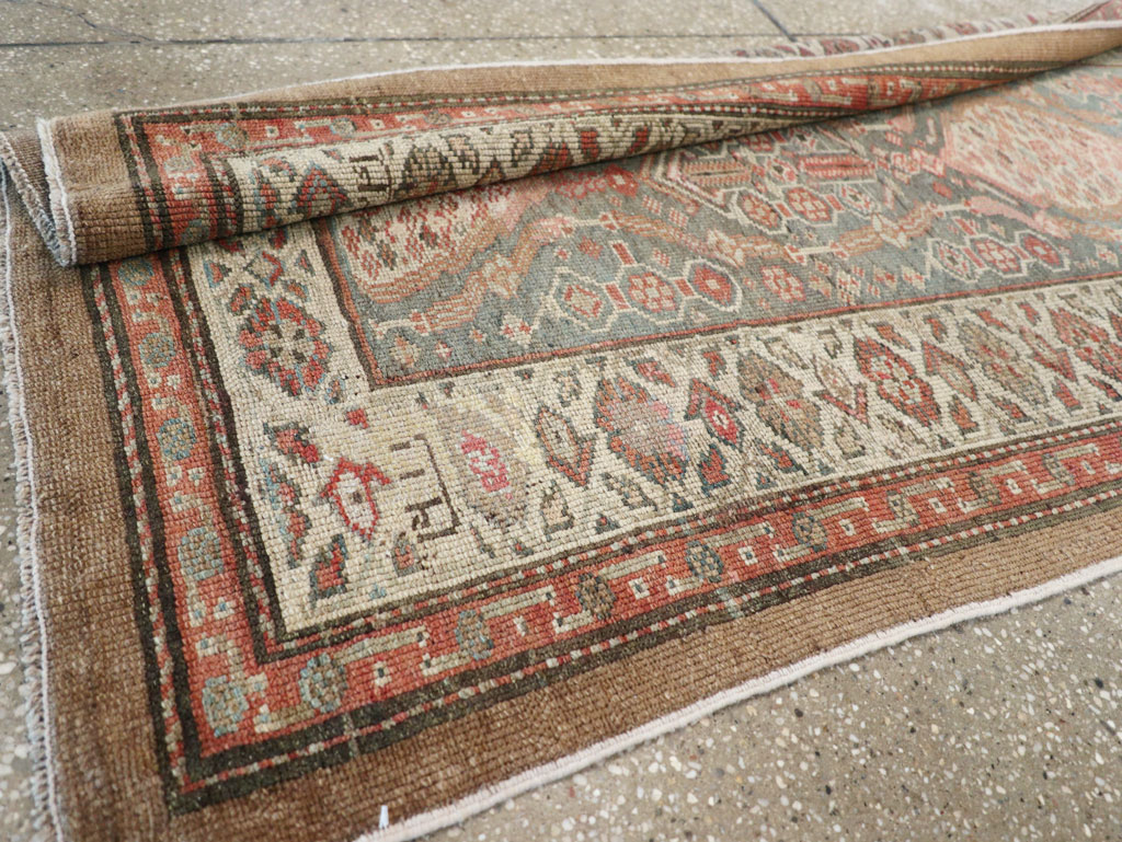 Antique Persian Serab Long Runner, No.28878 - Staging