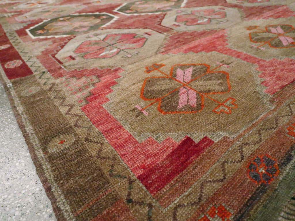 Vintage Turkish Anatolian Large Gallery Carpet, No.28879 - Staging