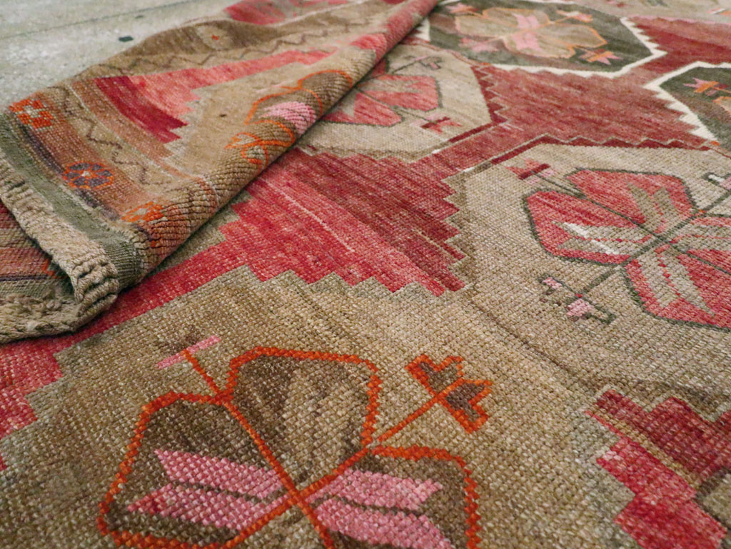 Vintage Turkish Anatolian Large Gallery Carpet, No.28879 - Staging