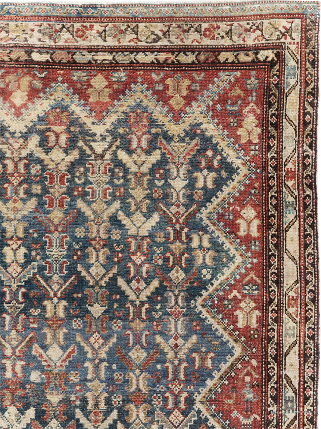 Antique Persian Malayer Wide Gallery Runner, No.28888 - Staging