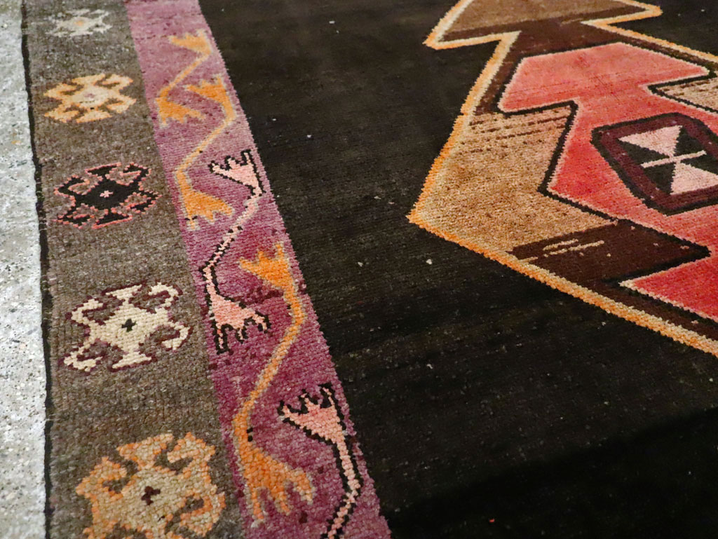 Vintage Turkish Anatolian Gallery Carpet, No.28907 - Staging