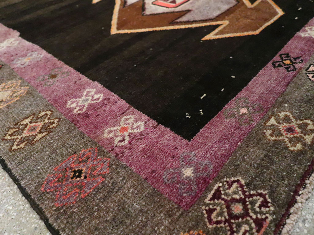 Vintage Turkish Anatolian Gallery Carpet, No.28907 - Staging