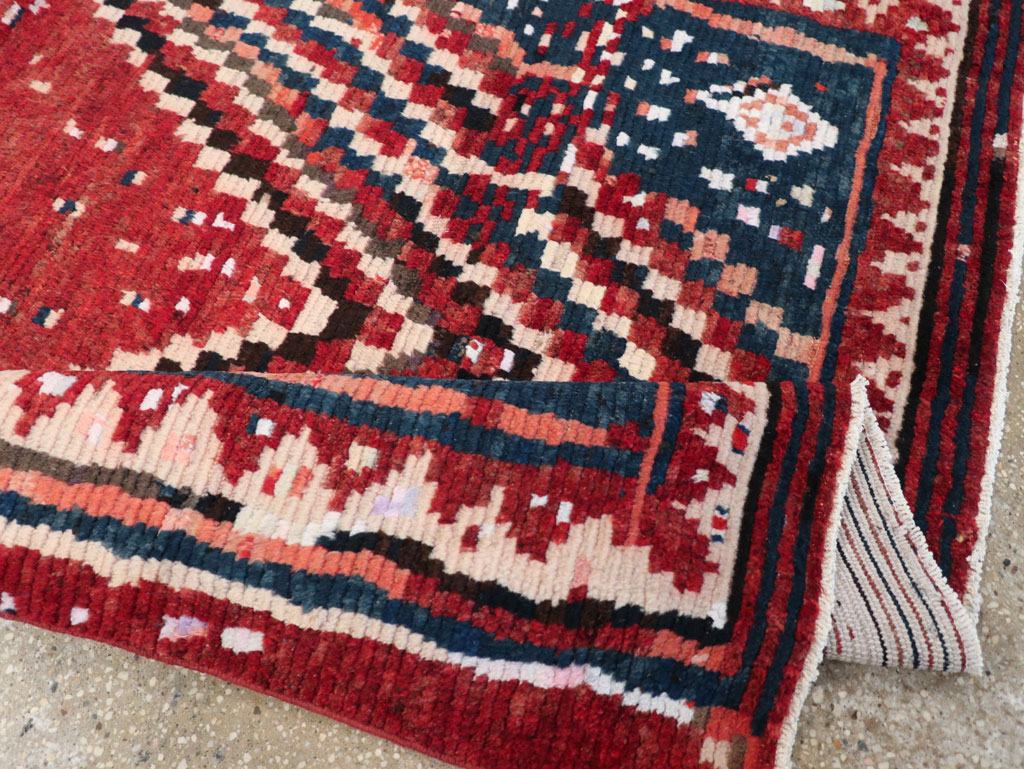 Vintage Persian Gabbeh Tribal Accent Rug, No.28915 - Staging
