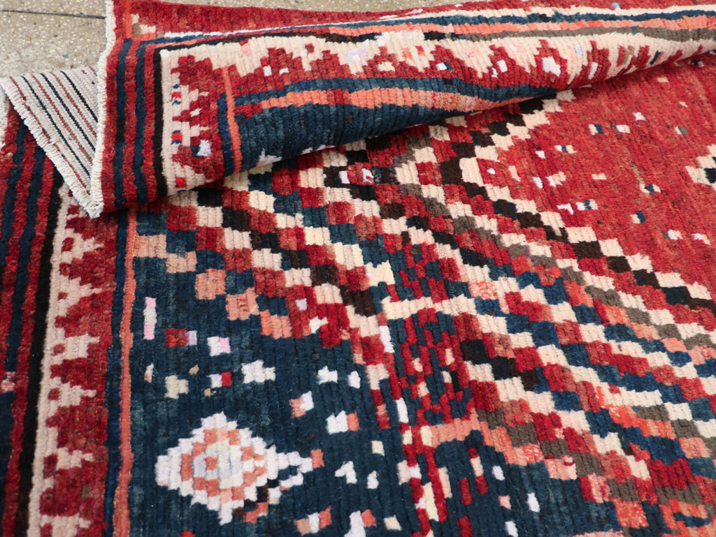 Vintage Persian Gabbeh Tribal Accent Rug, No.28915 - Staging