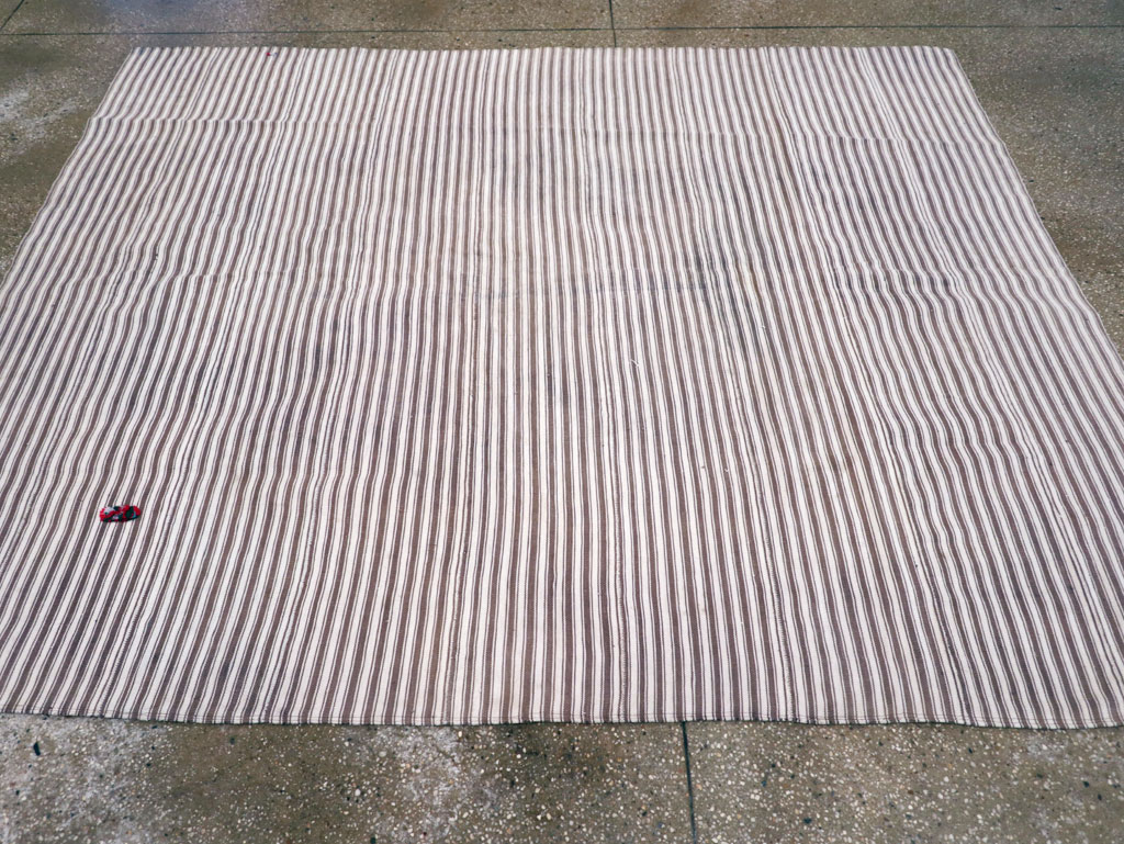 Vintage Persian Flatweave, No.28921 - Staging