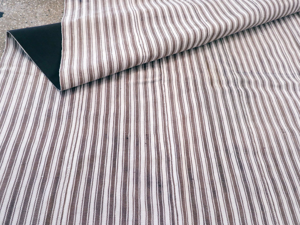 Vintage Persian Flatweave, No.28921 - Staging