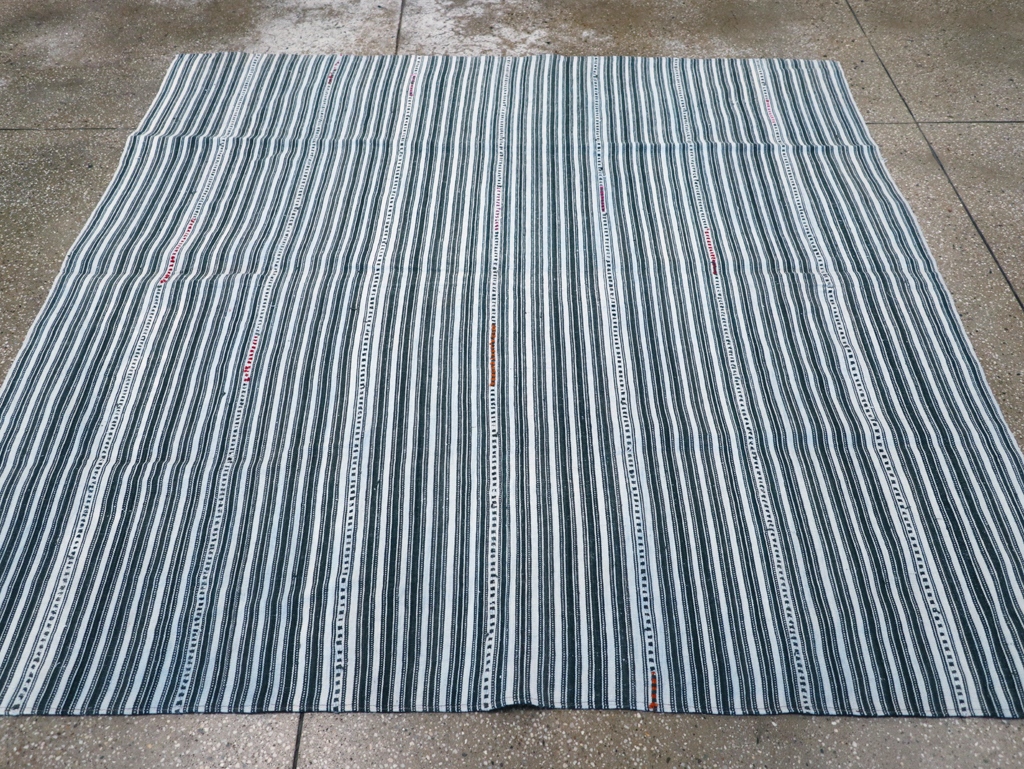 Vintage Persian Flatweave, No.28924 - Staging