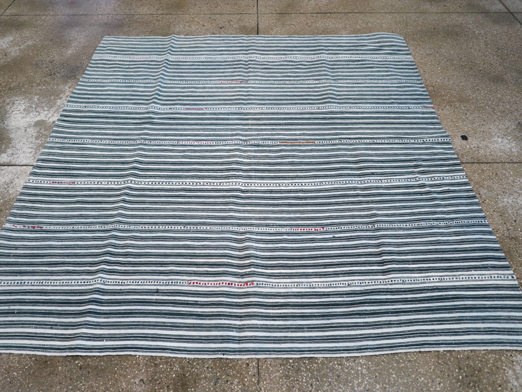 Vintage Persian Flatweave, No.28924 - Staging