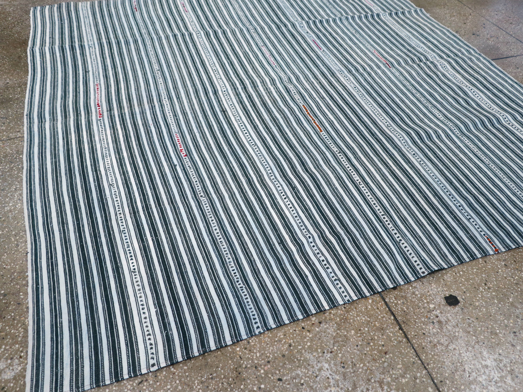 Vintage Persian Flatweave, No.28924 - Staging