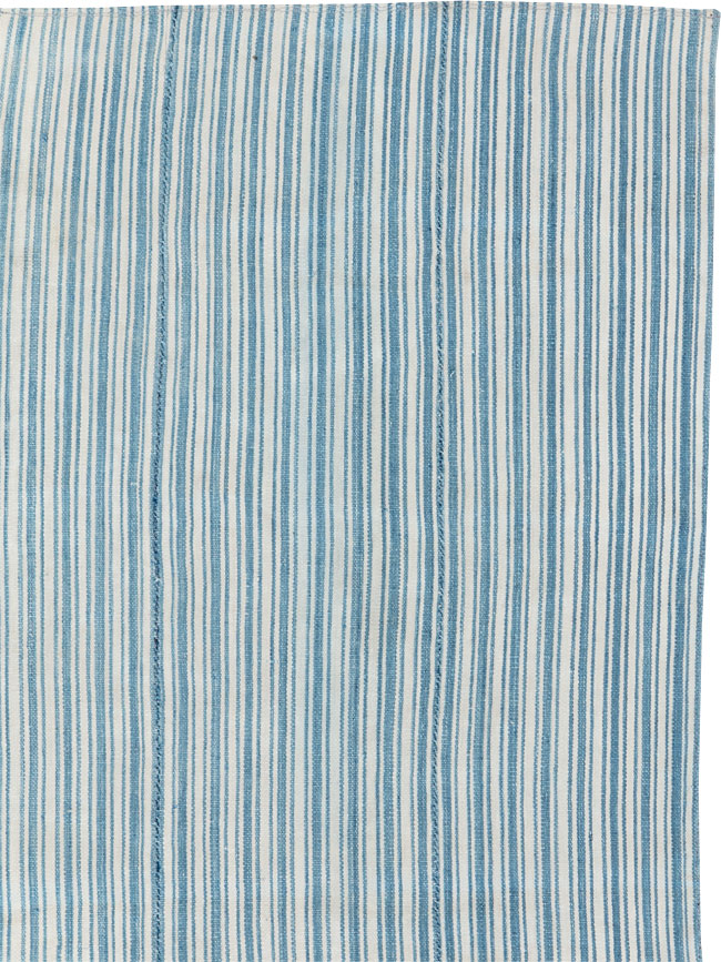 Vintage Persian Flatweave Kilim Throw Rug, No.28925 - Staging