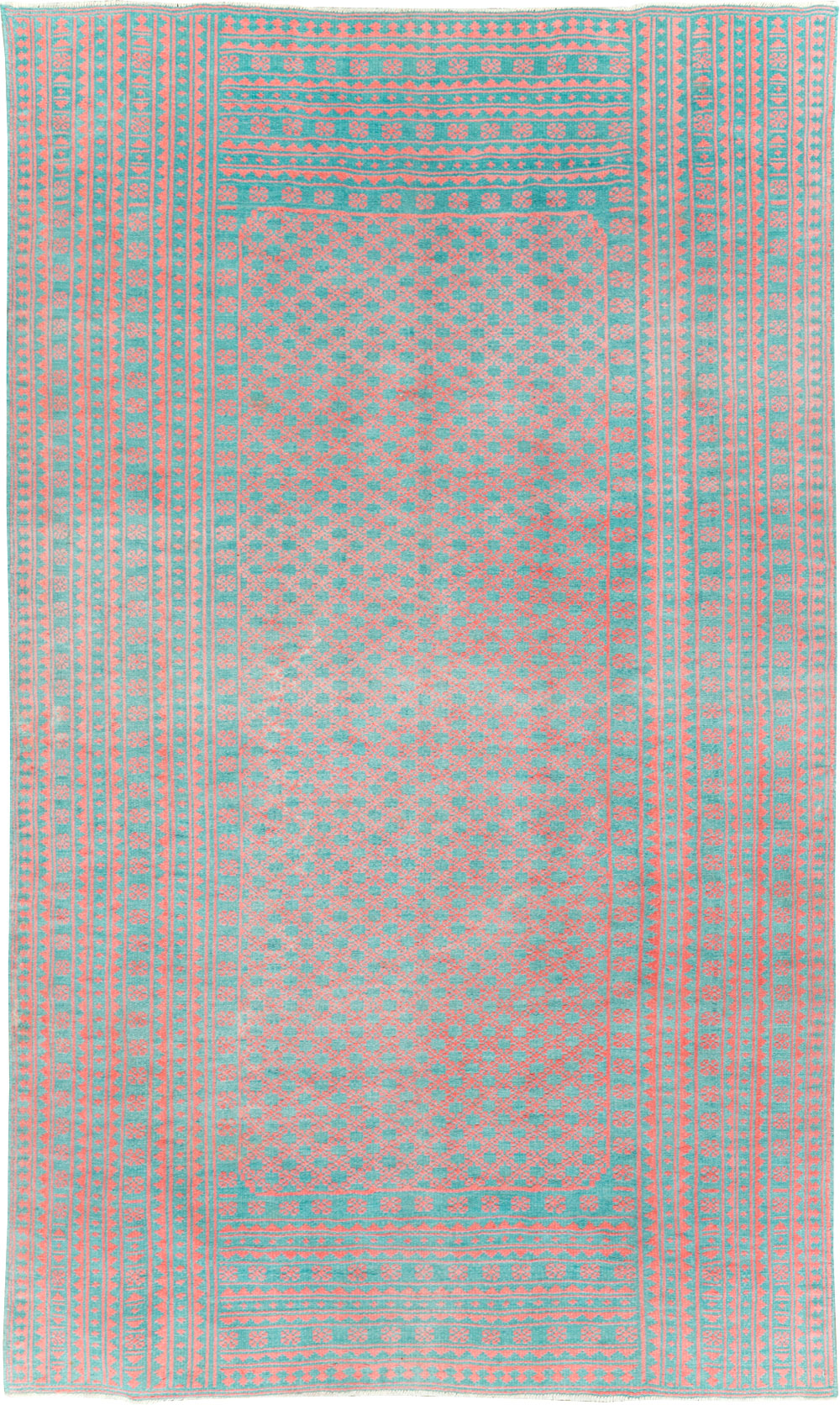 Vintage Persian Flatweave Kilim Accent Carpet, No.28927 - Staging