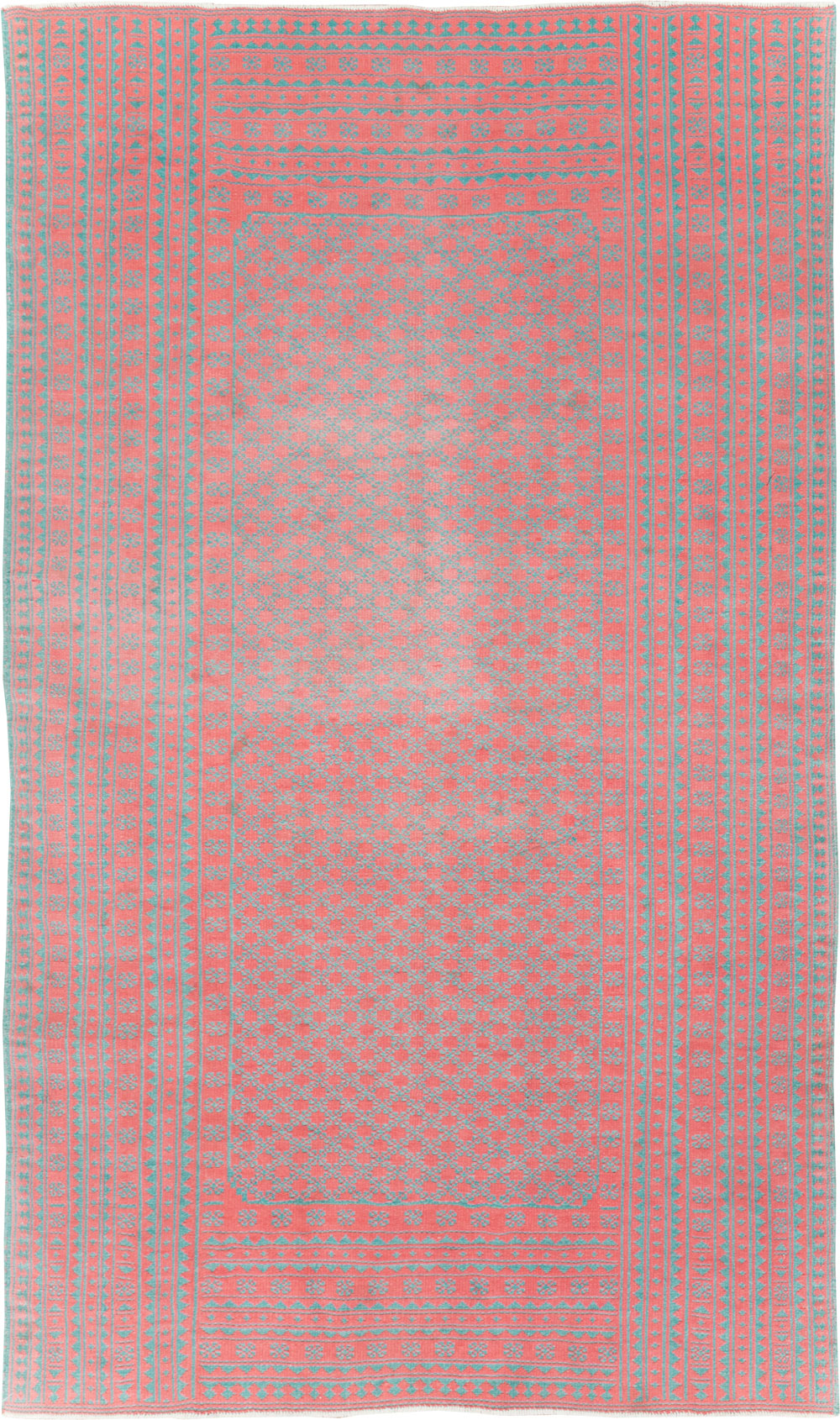 Vintage Persian Flatweave Kilim Accent Carpet, No.28927 - Staging