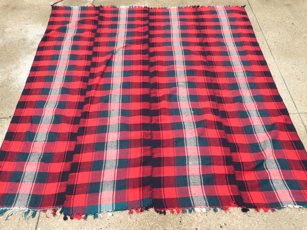 Vintage Persian Square Textile, No.28944 - Staging