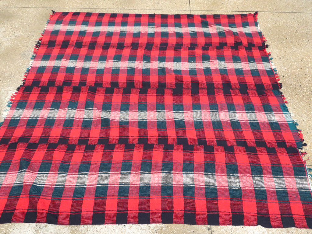 Vintage Persian Square Textile, No.28944 - Staging