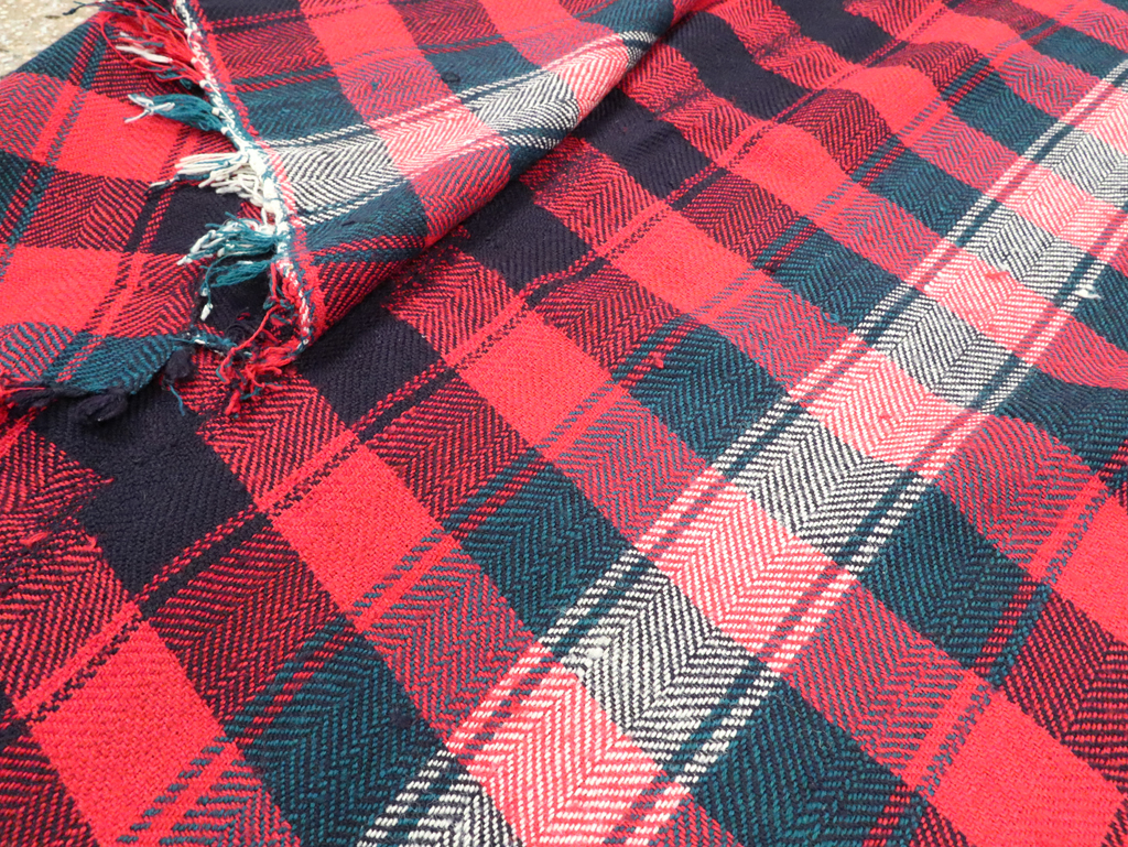 Vintage Persian Square Textile, No.28944 - Staging