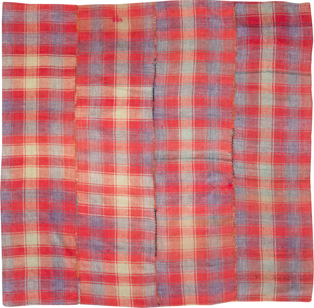 Vintage Persian Square Textile, No.28946 - Staging