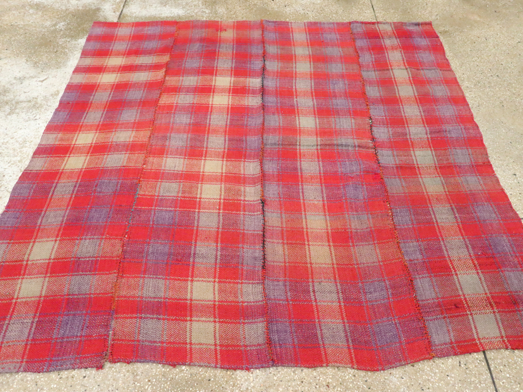 Vintage Persian Square Textile, No.28946 - Staging