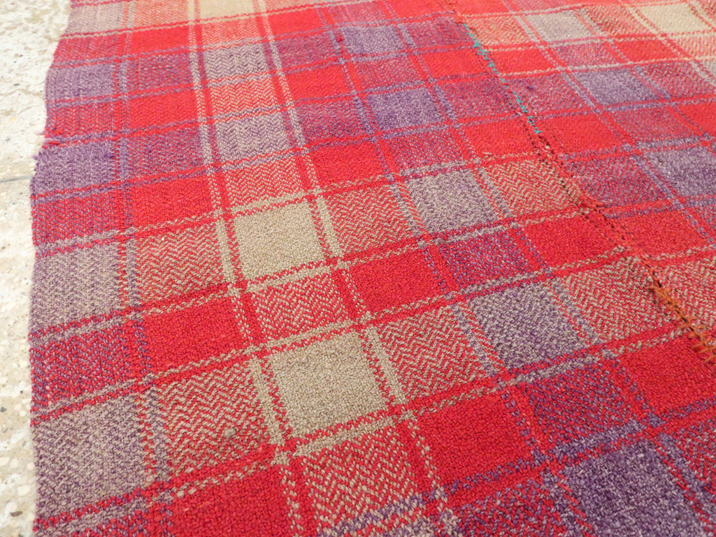 Vintage Persian Square Textile, No.28946 - Staging