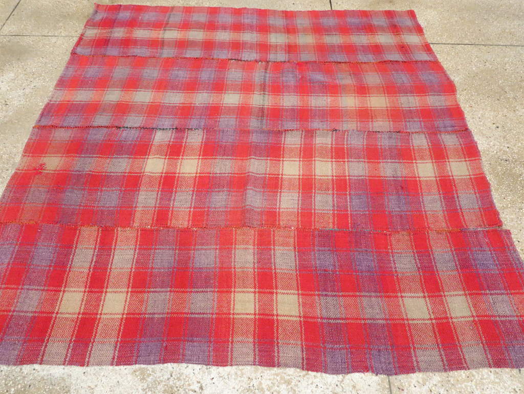 Vintage Persian Square Textile, No.28946 - Staging