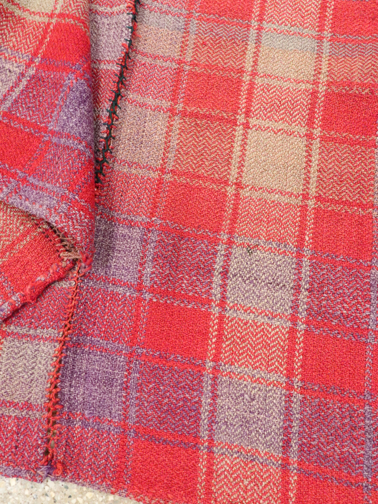 Vintage Persian Square Textile, No.28946 - Staging