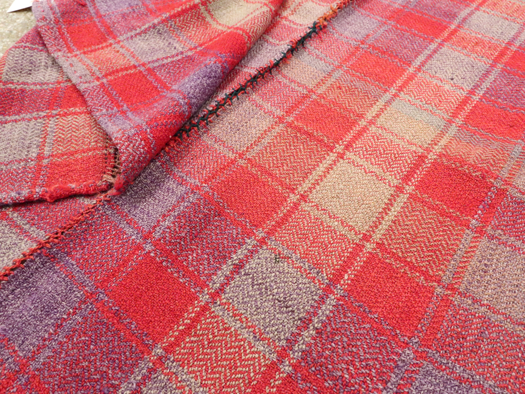 Vintage Persian Square Textile, No.28946 - Staging