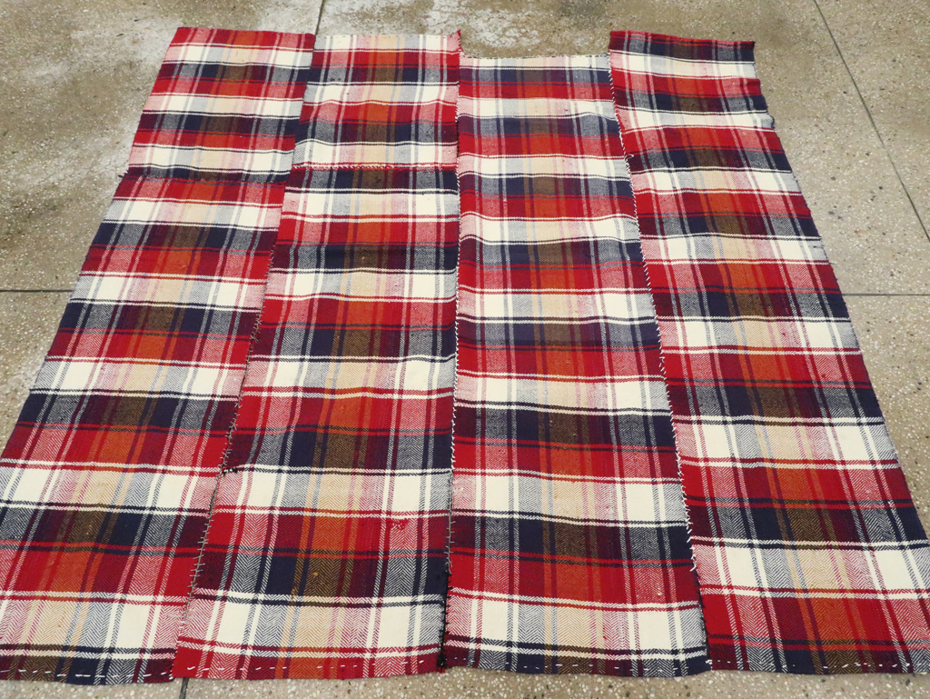 Vintage Persian Square Textile, No.28951 - Staging