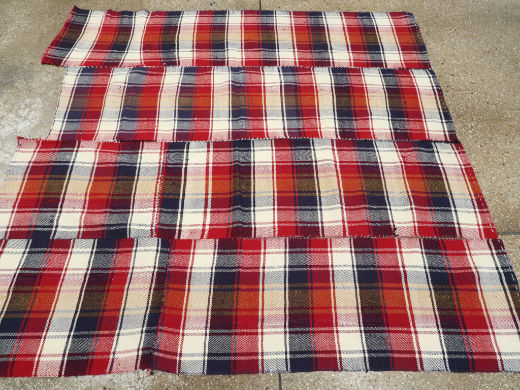 Vintage Persian Square Textile, No.28951 - Staging