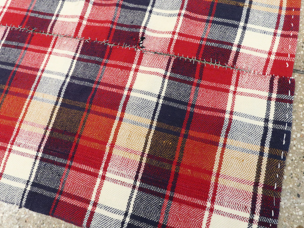 Vintage Persian Square Textile, No.28951 - Staging