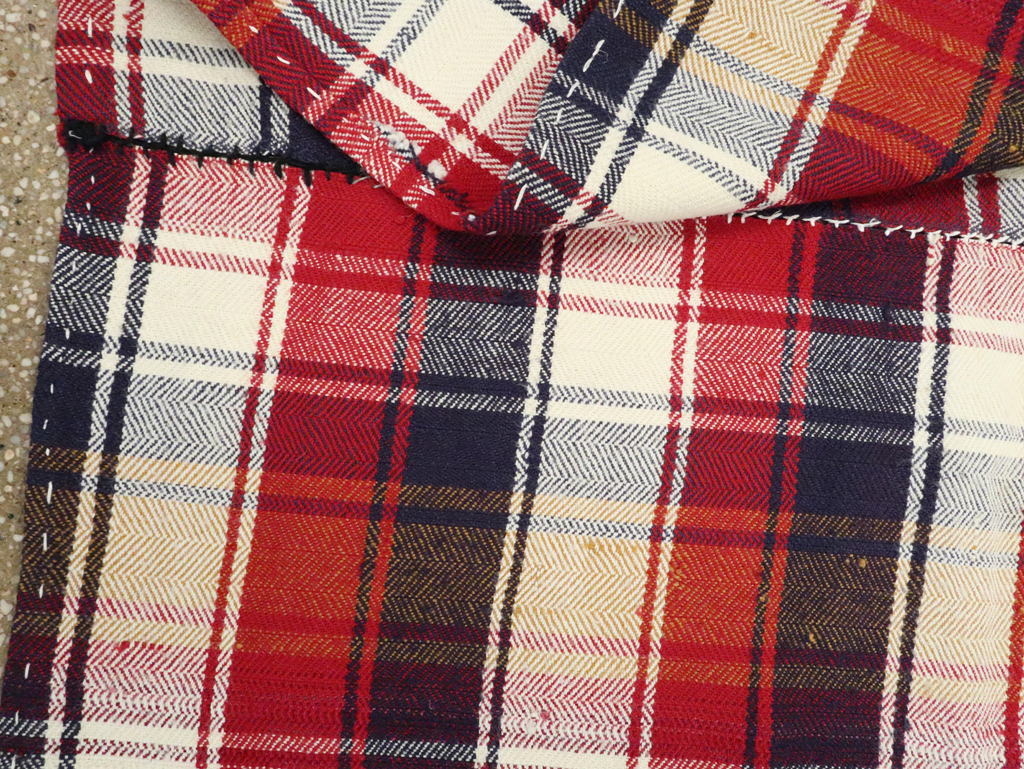 Vintage Persian Square Textile, No.28951 - Staging