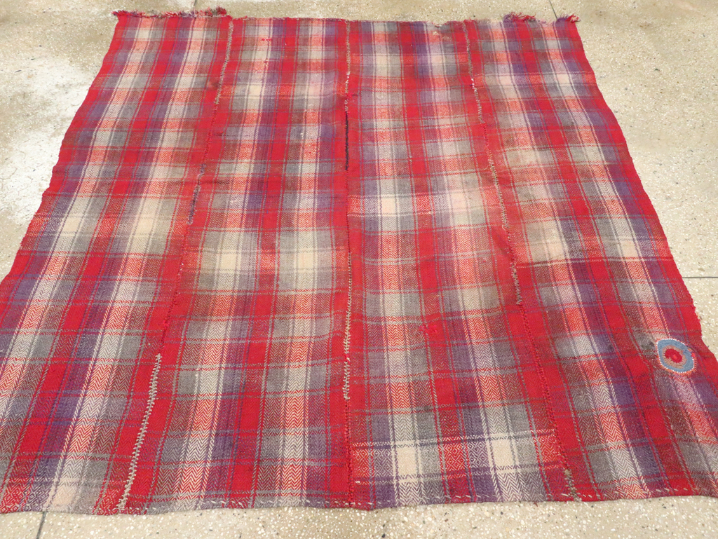 Vintage Persian Square Textile, No.28952 - Staging