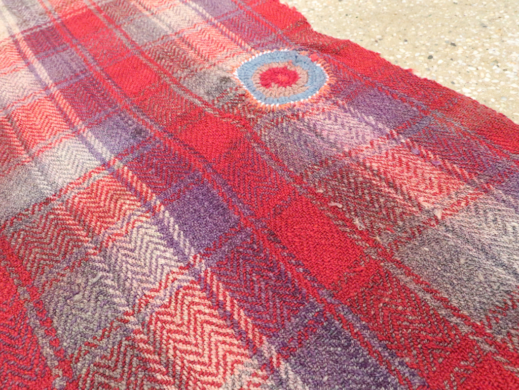 Vintage Persian Square Textile, No.28952 - Staging